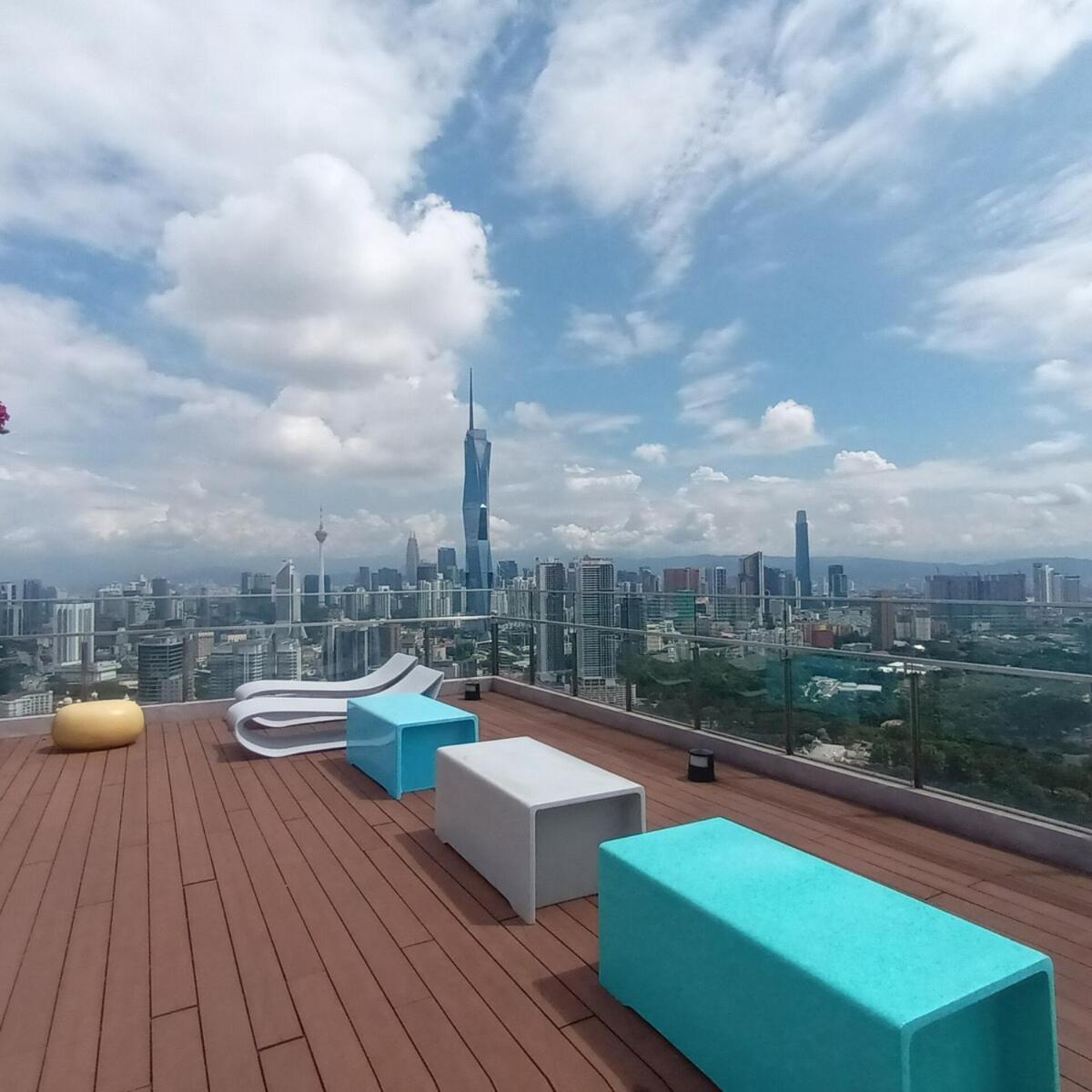 Pangsapuri 2 Interconnected 4 Pax Sky Pool Gym Sauna Jazzuci Water Purifier Washerdryer Kuala Lumpur